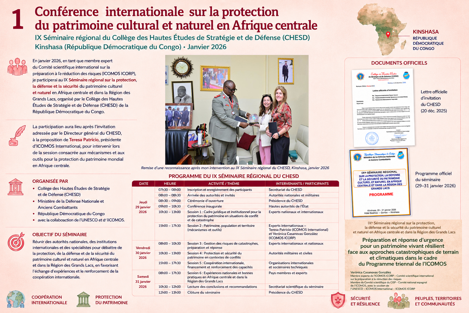IXe Séminaire régional du CHESD 1